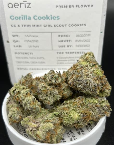 Review Gorilla Cookies By Aerīz Illinois News Joint