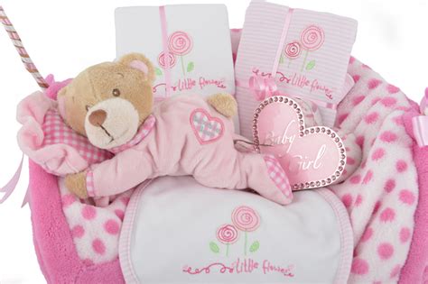 New baby in your life? Precious Baby Girl Gift Basket At £39.99