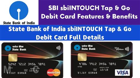 Just load a prepaid card with funds and use them to buy all. sbiINTOUCH Tap & Go Debit Card Full Details | Features, Benefits, Charges - YouTube