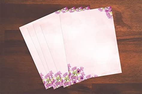 Wholesale 100 Stationery Writing Paper With Cute Floral Designs
