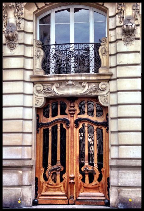 Doors Art Nouveau Door 151 Rue De Grenelle Paris France French