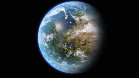 High Definition Earth From Space Background In Addition To Providing