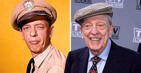 don knotts who is best remembered as barney fife on the andy griffith show faced many ups