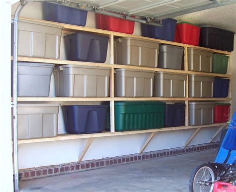 Simple Wooden Garage Wall Shelves Pdf Woodworking