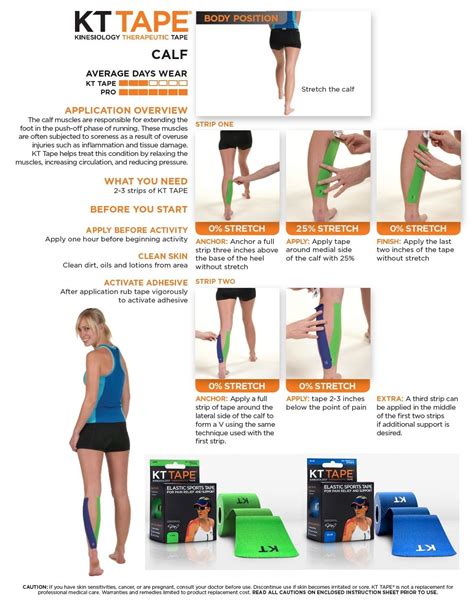 Legs How To Apply Kt Tape Instruction And Videos Sportsmatch Spa