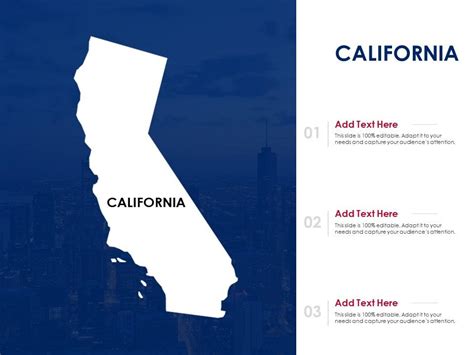 California Powerpoint Presentation Ppt Template Presentation Graphics