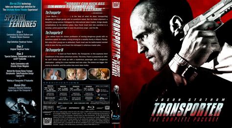 Transporter Collection Movie Blu Ray Custom Covers The Transporter
