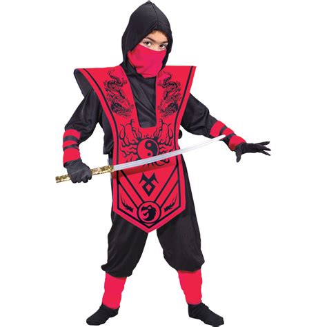 Complete Ninja Child Halloween Costume One Size 14 16