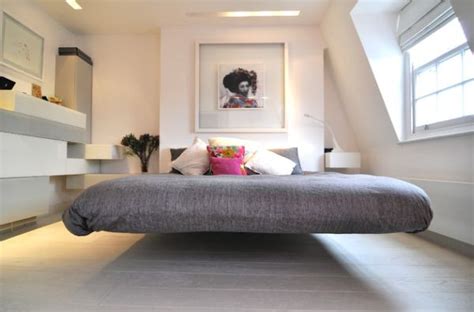 Built from california redwood, this diy bed uses standard cuts of wood that can be cut with a circular saw. 30 Stylish Floating Bed Design Ideas for the Contemporary Home