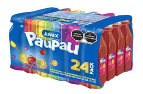Bebida De Frutas Pau Pau Jugo Surtido 24 Pzas De 250 Ml C U