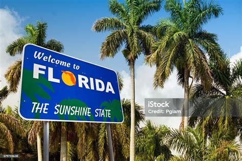 Welcome To Florida Usa Stock Photo Download Image Now Florida Us