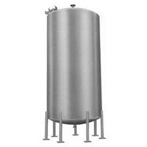 Stainless Steel Chemicals Ss Vertical Storage Tank Storage Capacity