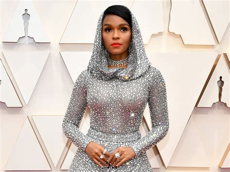 Janelle Mon E Stunned In A Hooded Silver Dress That Took Hours To