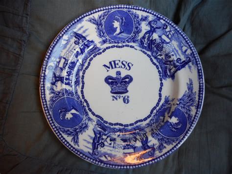 Queen Victoria Mess Plate No Bonds Nautical