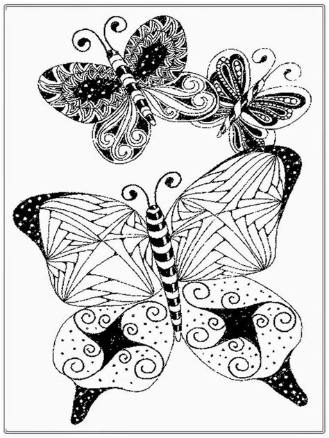 Multiple color palettes and a personal gallery of your own works, along engage yourself in hours of peaceful color therapy with gorgeous butterfly coloring pages for adults, including mandala coloring book design. Adult Coloring Pages Butterfly | Tangle art, Zentangle art