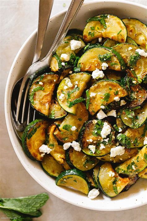 Make zucchini noodles using a vegetable peeler — it will be as al dente as regular spaghetti. Roasted Zucchini Salad Recipe with Feta and Italian ...