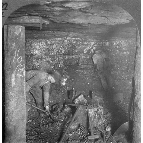 Pennsylvania Coal Miners Nminers At Work In An Anthracite Coal Mine