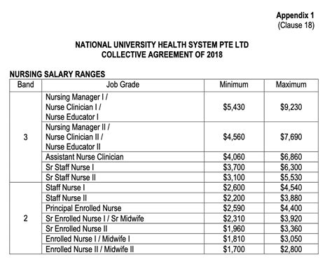 Are All Spore Nurses Paid S3300 And Up We Look At Nurses Starting