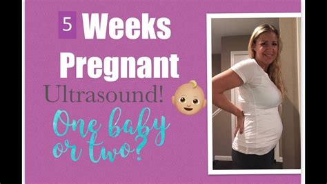 Weeks Pregnant First Ultrasound Twins Or No Youtube