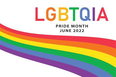Lgbtqia Pride Month June 2022 Horizontal Poster Template With Rainbow