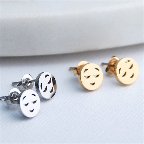 Emoji Stud Earrings By Penelopetom