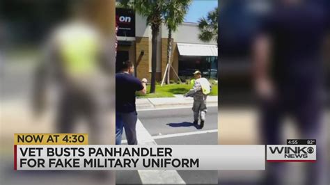 Tampa Veteran Confronts Panhandler Wearing Military Uniform