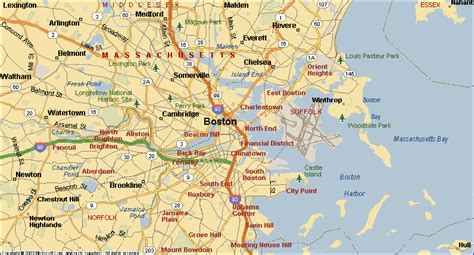 Map Of Boston And Surrounding Towns ~ Tiwas Nggawe