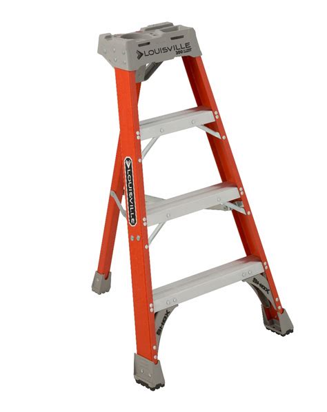 Louisville Ladder 4 Foot Fiberglass Step Ladder Type Ia 300 Pound