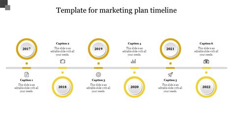Buy Template For Marketing Plan Timeline Presentation