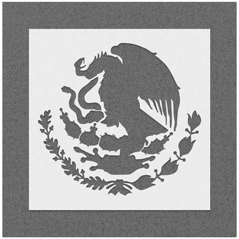 Mexican Flag Stencil Stencilmonkey