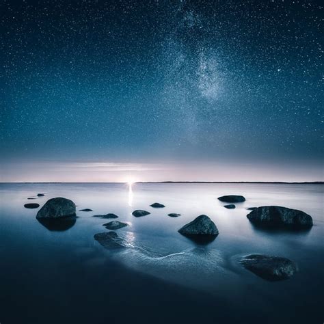 Mikko Lagerstedt Photography Night Moonlight Light Stars Finland