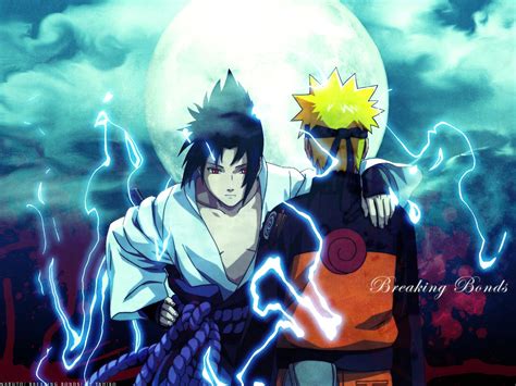 Sasuke Vs Naruto Shippuuden Cartoon Hd Image Wallpaper For