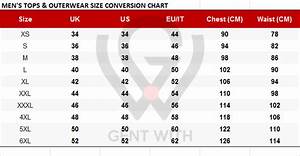 Men 39 S Size Conversion Chart Convert Us To Eu Uk Size Gentwith