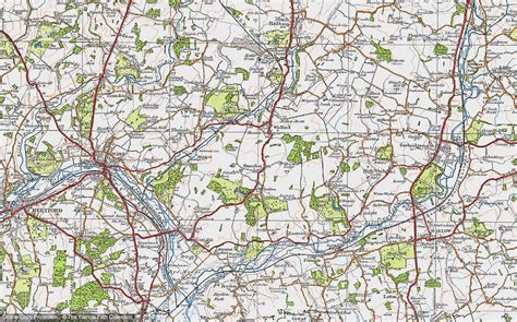 Historic Ordnance Survey Map Of Hunsdon 1919