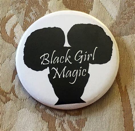 Black Girl Magic Button 225 Pinback Etsy