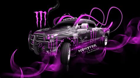 Purple Monster Energy Drink Wallpaper
