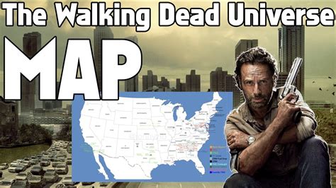 The Walking Dead Universe Map Where Is Everything In Each Show And Game