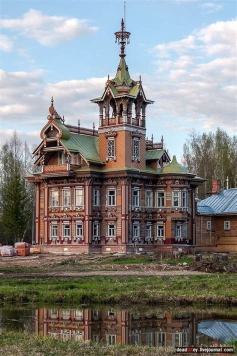 The Wooden Palace In Astashovo Kostroma Region Russia