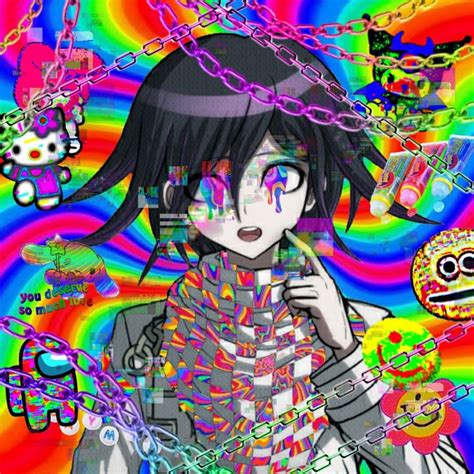Kokichi Glitchcore In 2021 Aesthetic Anime Anime Frog Art