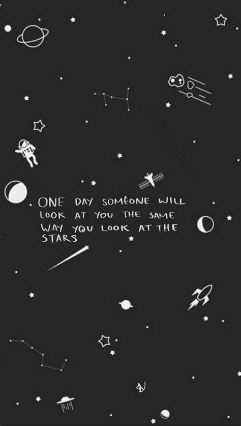 Aesthetic Quotes Wallpaper Stars Inspirational Quotes Art