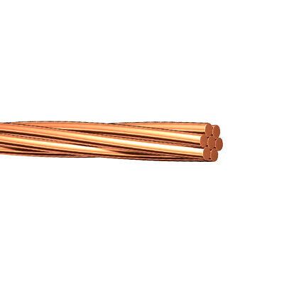 AWG Strand Soft Drawn Bare Copper Conductor Ground Wire EBay