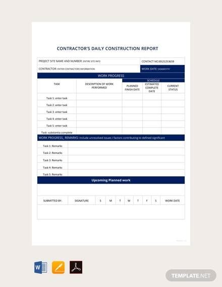 Free How To Create A Daily Construction Report 14 Samples