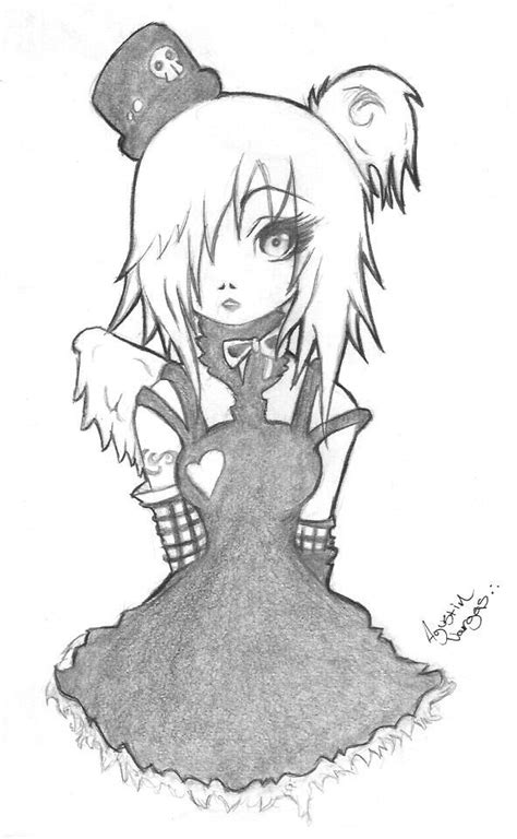 Anime Drawings Emo Girl By ~mrcartoon On Deviantart Emo Art