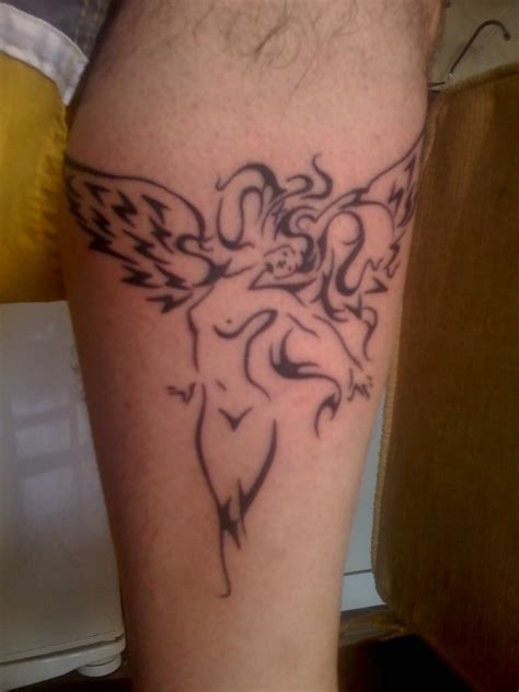 60 Beautiful Angel Leg Tattoo Pics