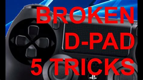 5 Tricks To Fix The D Pad On Your Ps4 Controller Youtube
