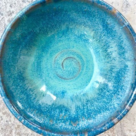 I Love This Glaze Combination It Is Layering Glaze On The Rim Under