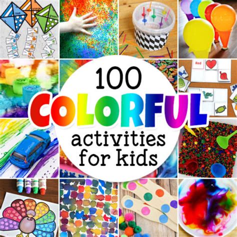 100 Exciting Color Activities Crafts And Printables For Kids Learning