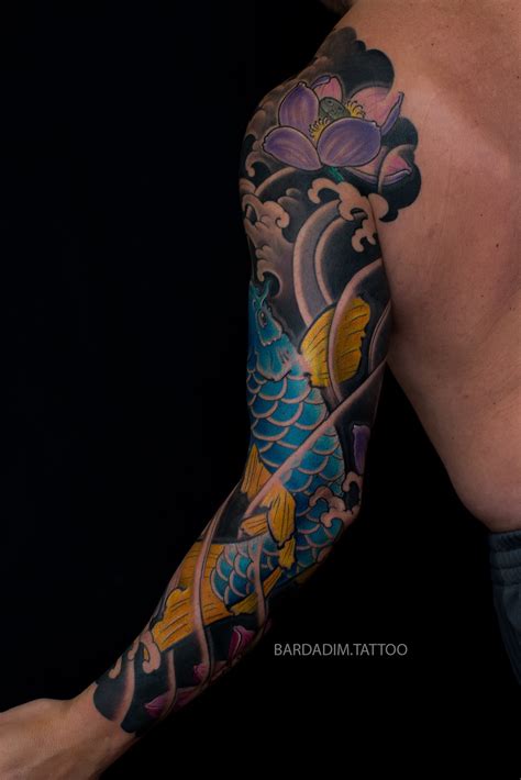 Tattoo Uploaded By George Bardadim • Japanese Tattoo Brooklyn Japanese Sleeve Koi Japanese