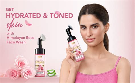 Wow Skin Science Himalayan Rose Foaming Face Wash With Built In Face