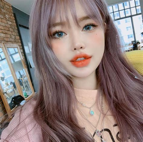 Instagram 💫 Hyejial Asian Girl Hair Dye Colors Cool Hair Color